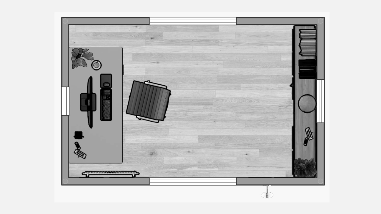 Merlin Shepherds Hut Floor Plan