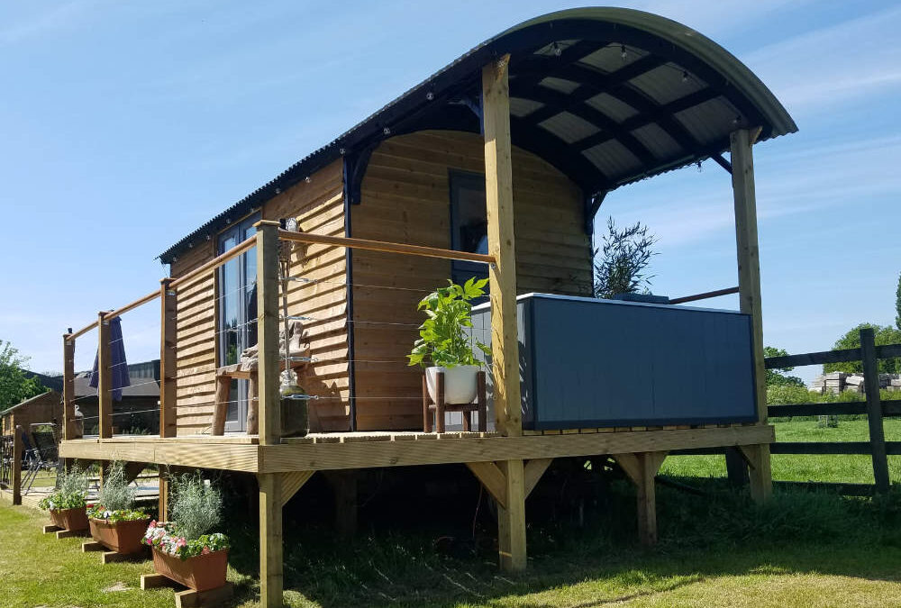 Create breathing space at home with a shepherds hut garden room